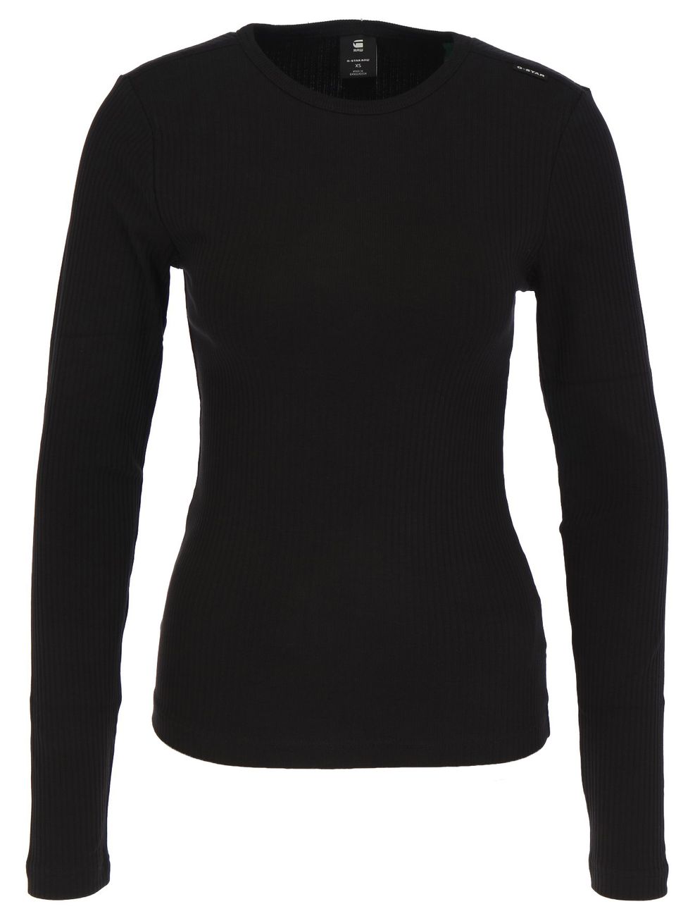 G-STAR RAW DENIM SLIM RIB 2.0 L/S Damen Longsleeve